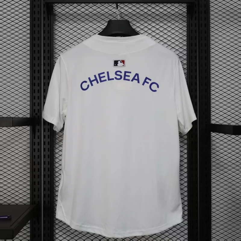 Chelsea Spieler-Trikot Baseball-Edition 2025/26 - Weiß