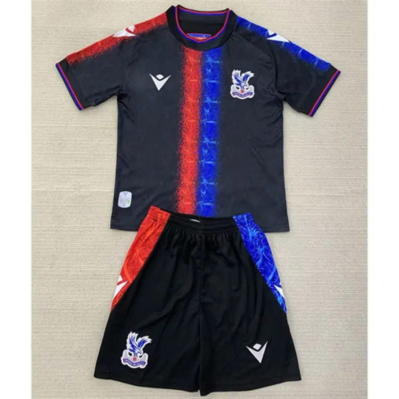 Crystal Palace 2024/25 Drittes Kinder-Trikot - Schwarz