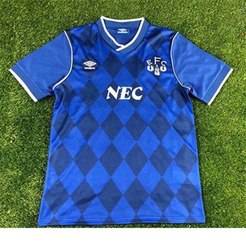 Evertons Retro-Heimtrikot 1987/88 - blau