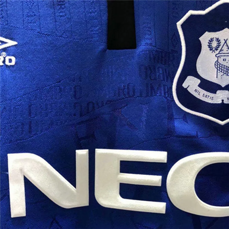 Maillot domicile rétro d'Everton 1994/95 - bleu