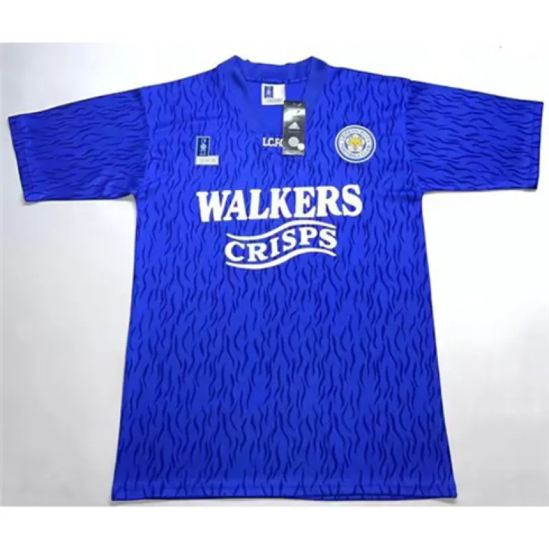 Leicester City 1992 - 94 Retro Heimtrikot - blau