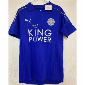 Leicester City 2016/17 Retro Heimtrikot - blau
