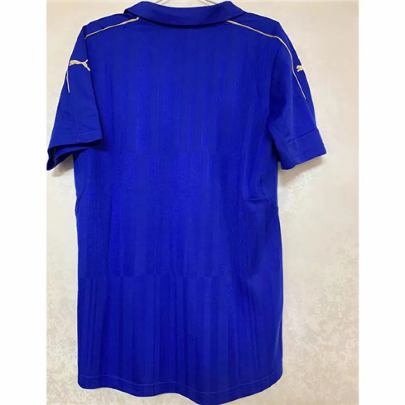 Leicester City 2016/17 Retro Heimtrikot - blau