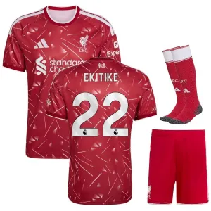 Liverpool EKITIKE 2026/27 Home Kids Kit