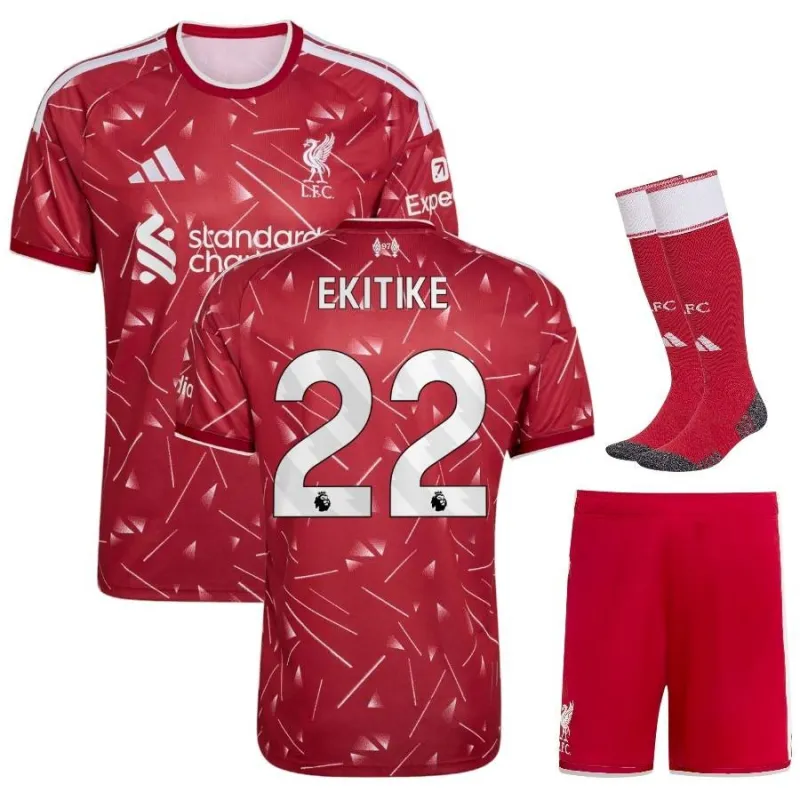 Liverpool EKITIKE 2026/27 Home Kids Kit