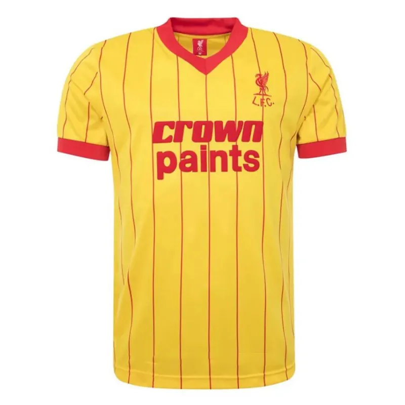 Liverpool 1983/84 Retro-Auswärtstrikot - Gelb