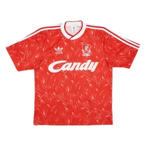 Liverpool 1989 1991 Retro-Heimtrikot - Rot