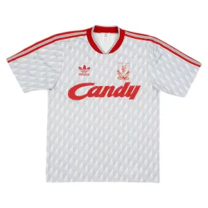 Liverpool 1989-1991 Retro-Auswärtstrikot - Grau