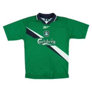Liverpool 1999/2000 Retro-Auswärtstrikot - Grün