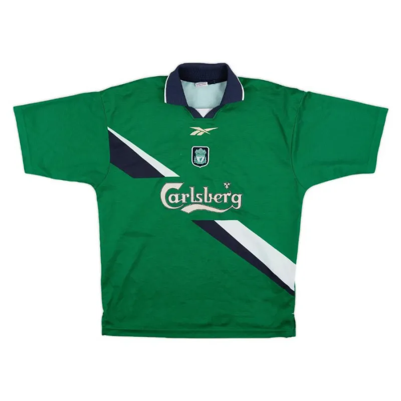 Liverpool REDKNAPP 1999/2000 Retro-Auswärtstrikot - Grün