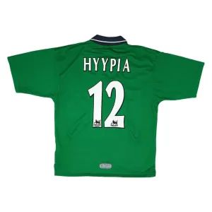 Liverpool HYYPIA 1999/2000 Retro-Auswärtstrikot - Grün