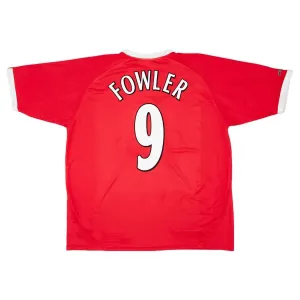 Liverpool FOWLER 2000/01 Retro-Heimtrikot - Rot