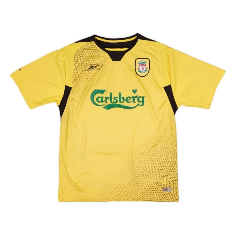 Liverpool 2004/05 Maglia da trasferta retrò - Gialla
