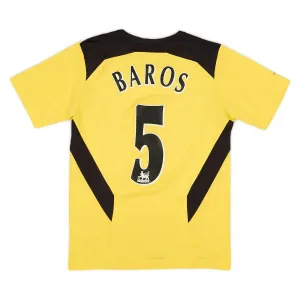 Liverpool BAROS 2004 2006 Retro-Auswärtstrikot - Gelb