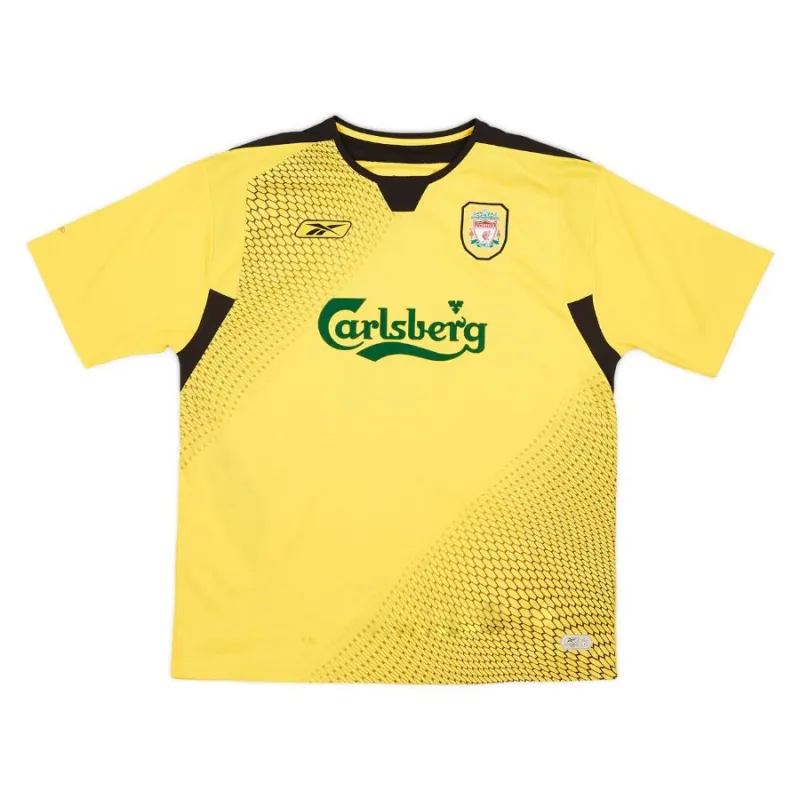 Liverpool ALONSO 2004 2006 Maglia da trasferta retrò - Gialla