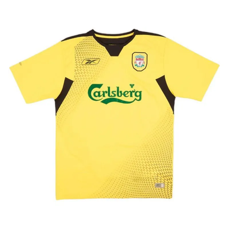 Liverpool CARRAGHER 2004 2006 Retro-Auswärtstrikot - Gelb