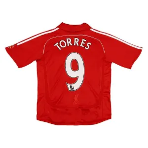 Liverpool TORRES 2006/07 Retro-Heimtrikot - Rot