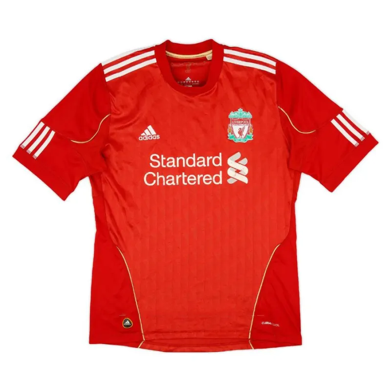 Liverpool 2010 2012 Retro-Heimtrikot - Rot