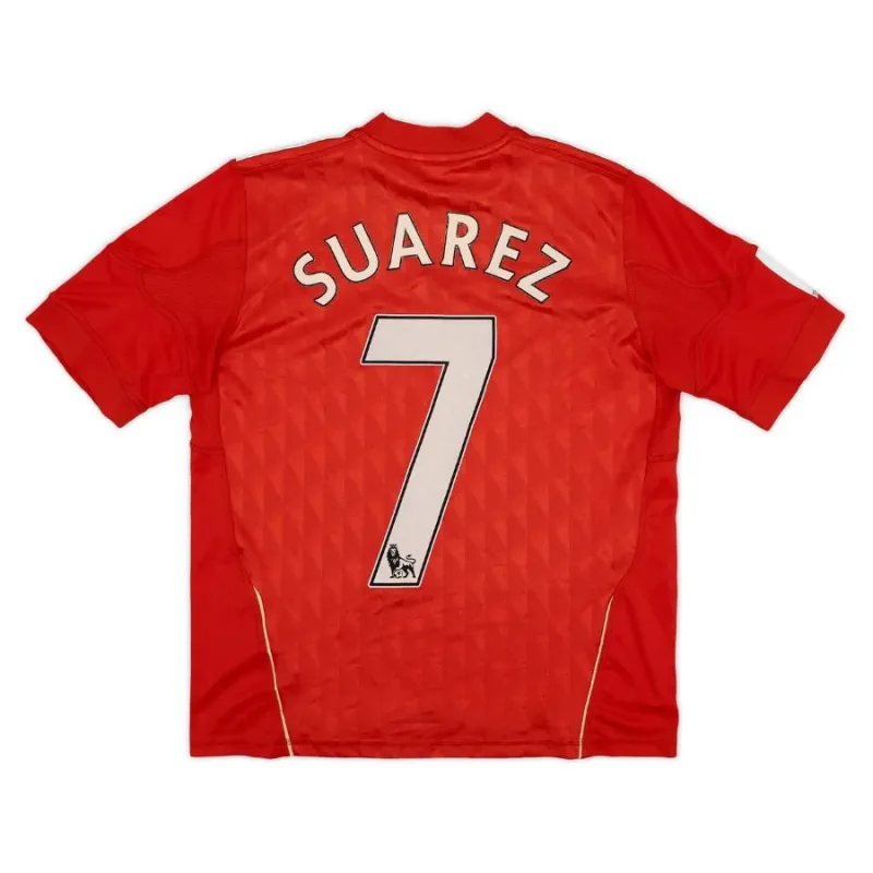 Liverpool SUAREZ 2010 2012 Maillot domicile rétro - Rouge