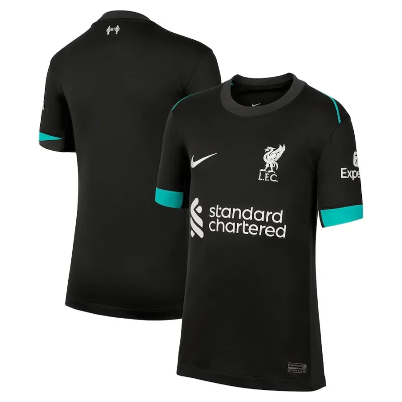 Liverpool 2024/25 Auswärts - Kinder - Trikot - Waldgrün