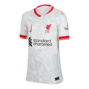 Liverpool 2024/25 Drittes Kinderjersey - Weiß