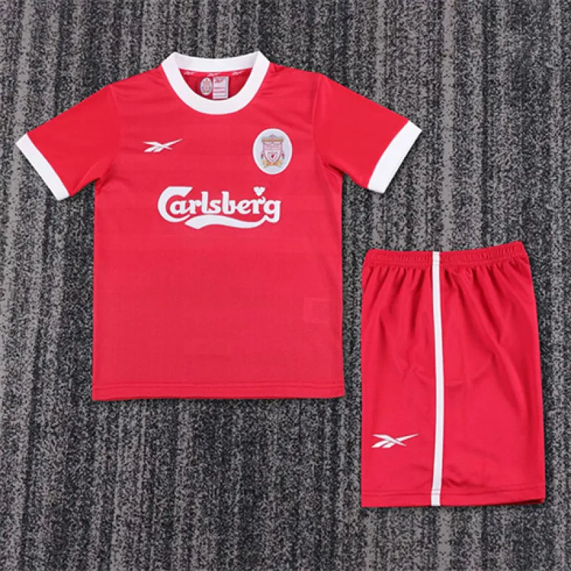 Camiseta retro local para niños de Liverpool 1997/98 - Roja