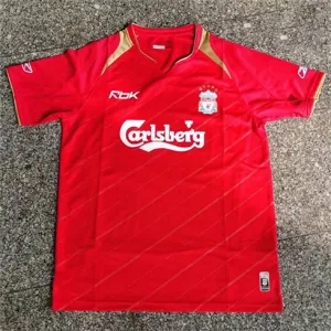 Liverpool 2004/2005 UEFA Champions League Finale Heim-Retro-Trikot - Rot