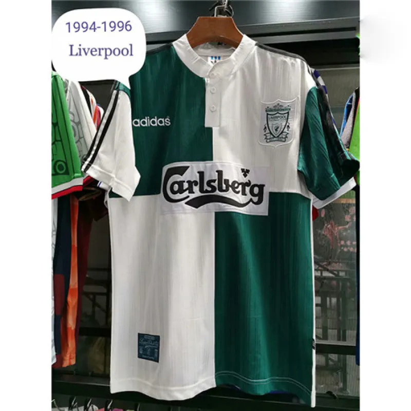 Liverpool 1994-96 Retro-Auswärts-Trikot - Weiß