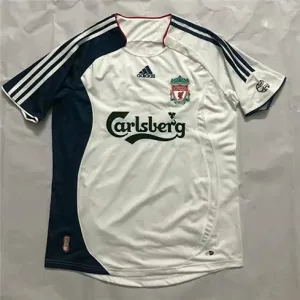 Liverpool 2006-07 Retro-Auswärts-Trikot - Weiß