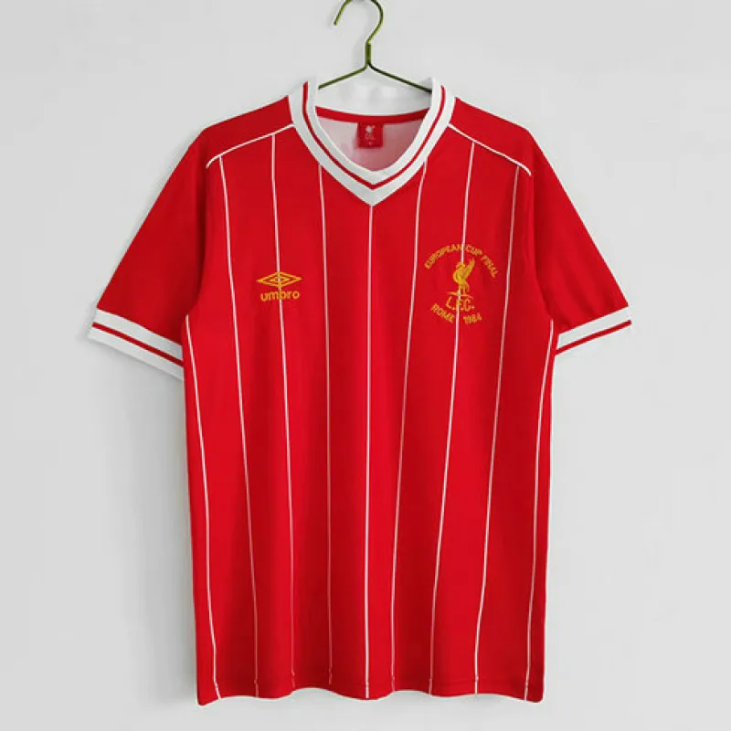 Liverpool 1981 - 84 Retro - Heim - Trikot der Champions League - Rot