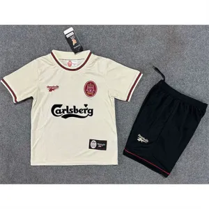 Liverpool 1996/97 Retro - Auswärts - Kinder - Trikot - Weiß
