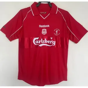 Liverpool 2000/01 Retro - Heim - Fußballtrikot - Rot