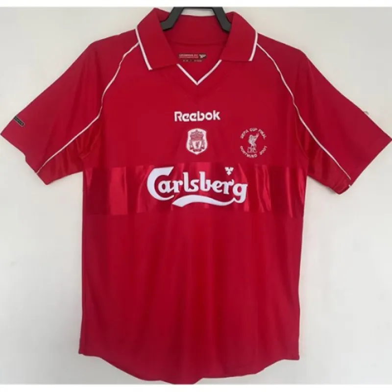 Liverpool 2000/01 Retro - Heim - Fußballtrikot - Rot
