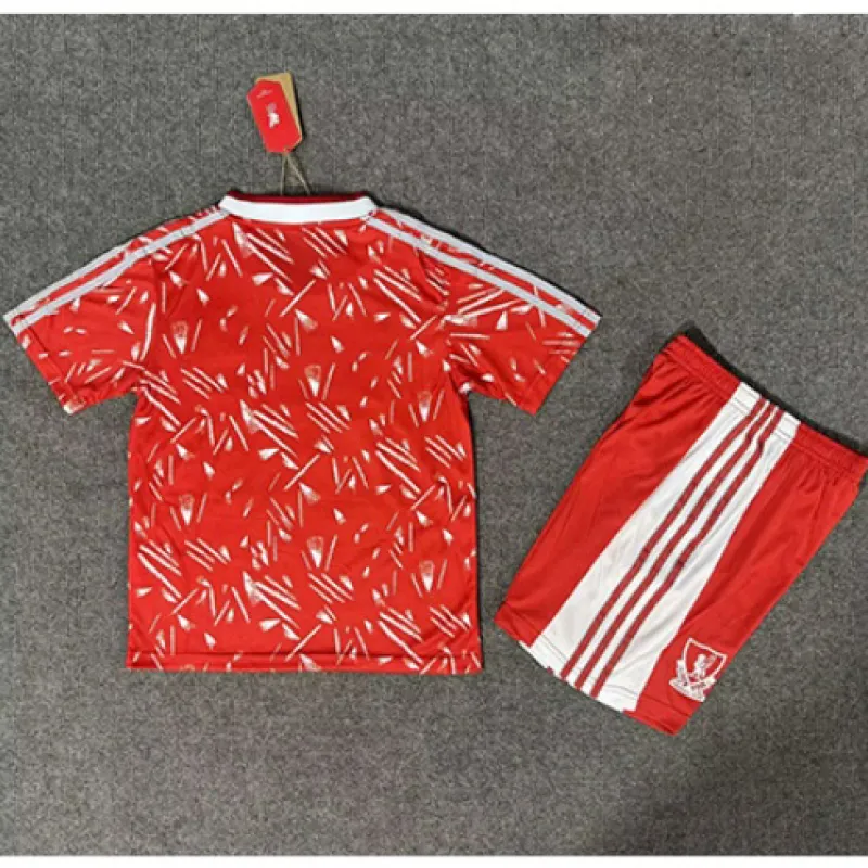 Liverpool 1989/91 Retro - Heim - Kinder - Trikot - Rot