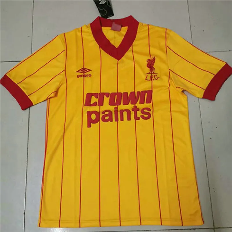 Liverpool 1981 - 84 Retro - UEFA - Champions - League - Trikot - Gelb