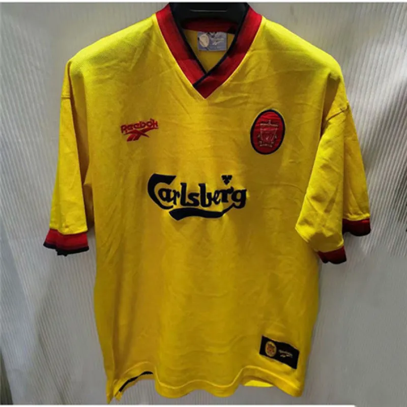 Liverpool 1998 Retro - Auswärts - Trikot - Gelb