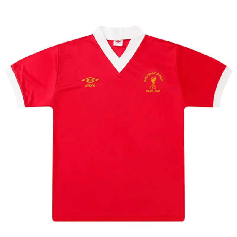 Liverpool 1981 Retro - Heim - Trikot - Rot
