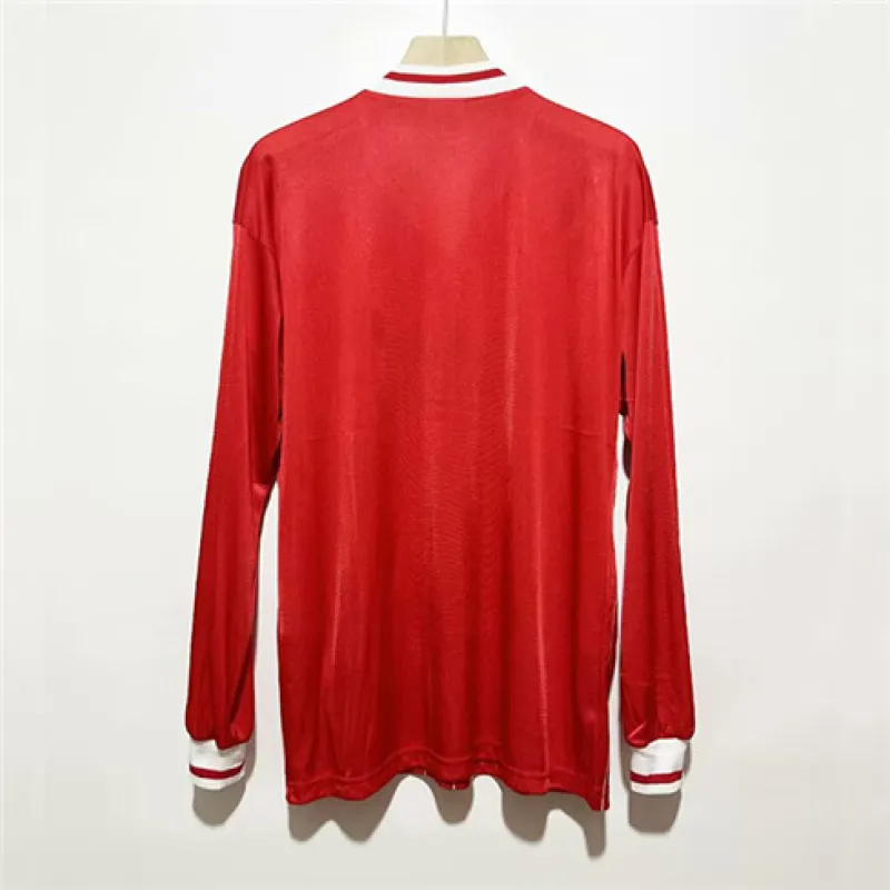 Liverpool 1982/83 Retro - Heim - Langarm - Trikot - Rot