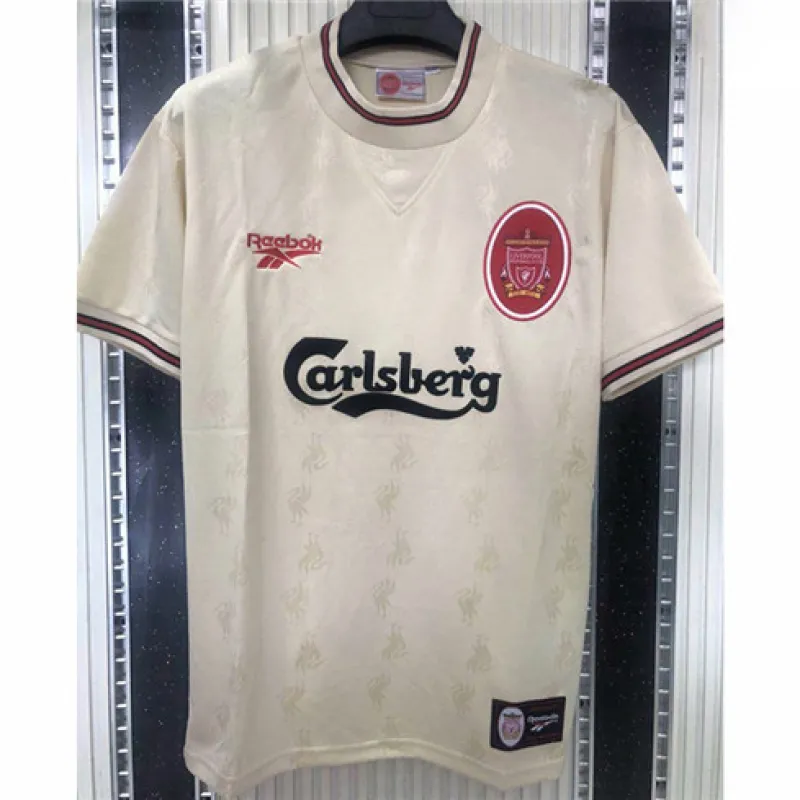 Liverpool 1996/97 Retro-Auswärts-Trikot - Weiß