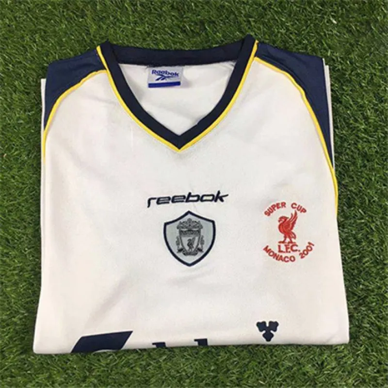 Liverpool 2001 Retro - Auswärts - Trikot - Weiß
