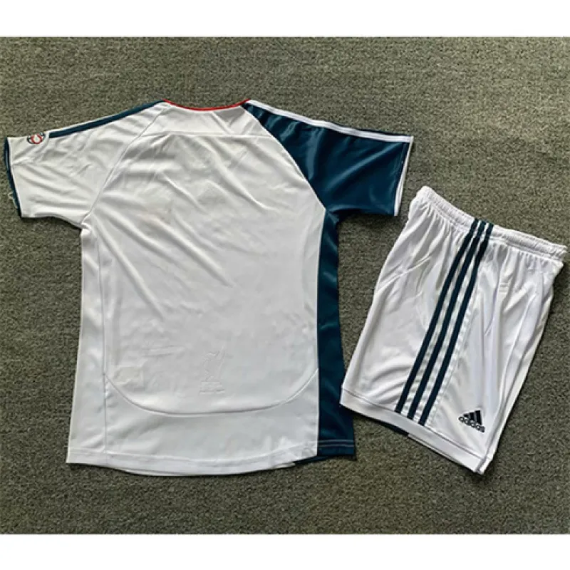 Liverpool 2006/07 Retro - Auswärts - Kinder - Trikot - Weiß