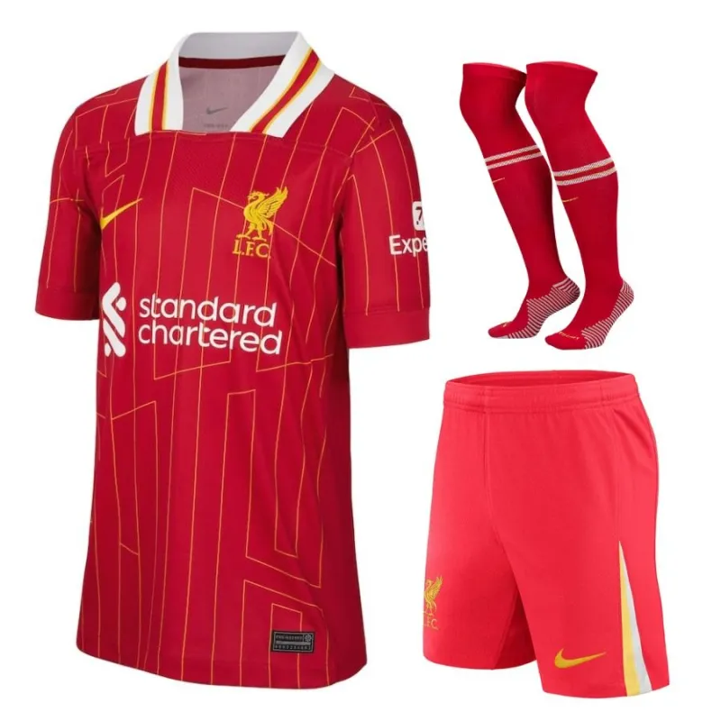 Liverpool 2024/25 Kids Home Jersey Set