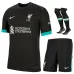 Liverpools 2024/25 Auswärts - Kinder - Trikotset - Waldgrün