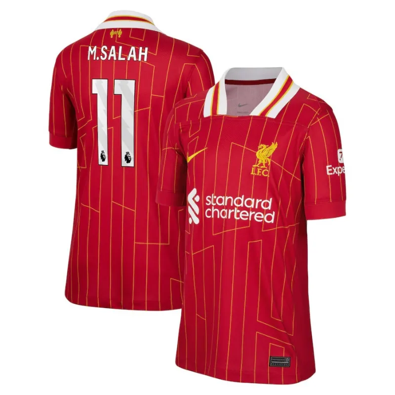 Maillot domicile pour enfants de Liverpool 2024/25 de Salah - Rouge