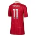 Set di maglia per bambini home di Liverpool 2024/25 di Salah - Rosso