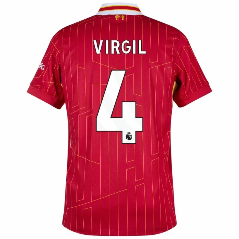 Virgils Liverpool 2024/25 Heim - Trikot - Rot