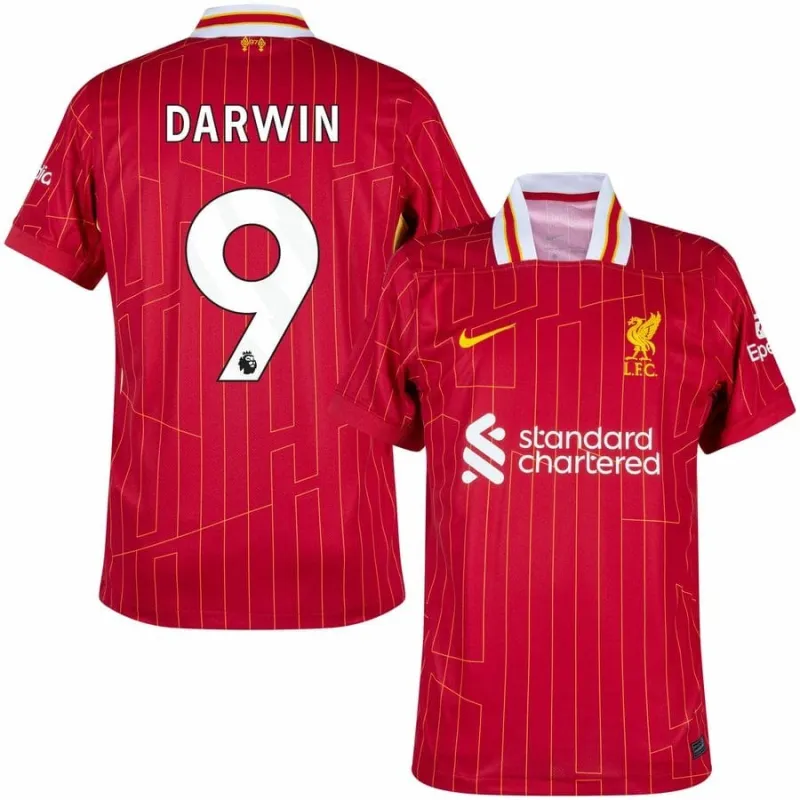 Darwins Liverpool 2024/25 Heim - Trikot - Rot