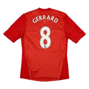 Steven Gerrard Liverpool 2010-12 Retro Heimtrikot - Rot