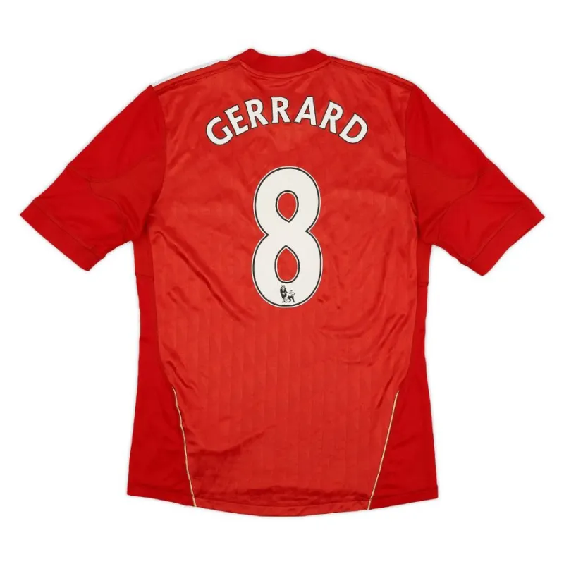 Steven Gerrard Liverpool 2010-12 Retro Heimtrikot - Rot