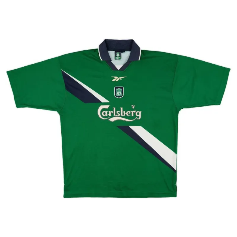 Maglia di trasferta retro di Steven Gerrard Liverpool 1999/20 - Verde